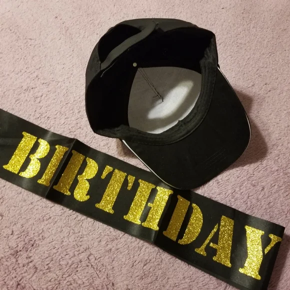 Birthday Girl Hat & Sash "PRICE FIRM" - Picture 2 of 7